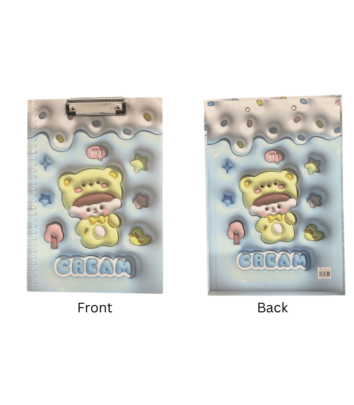 3D Design Writing Pad with Clipboard
