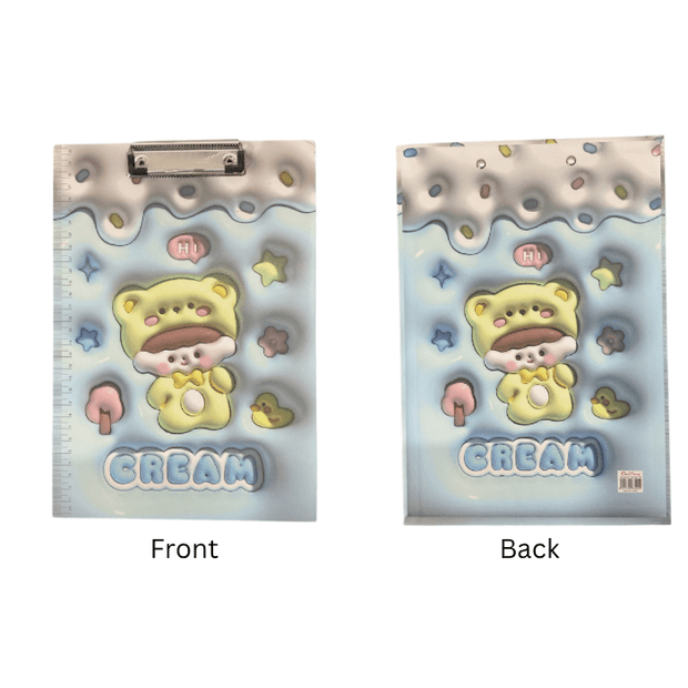 3D Design Writing Pad with Clipboard