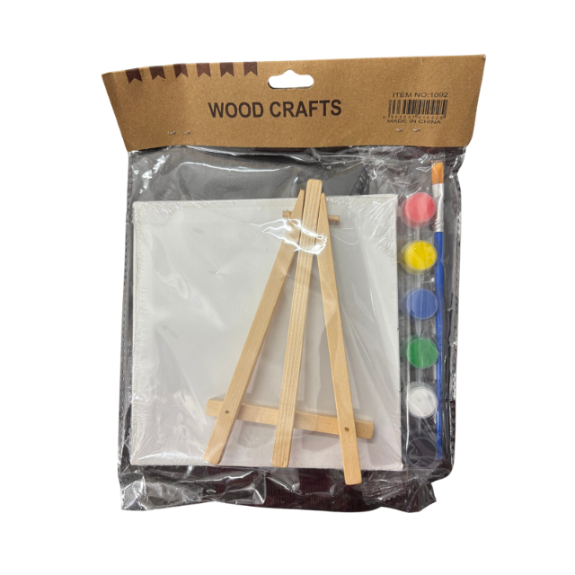 Wood Crafts Canvas Painting with Kit