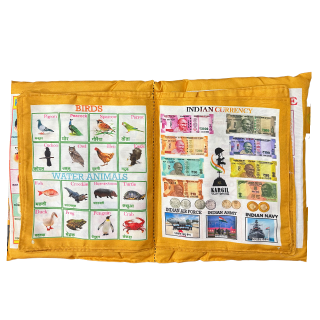 My Learning Kids Cushion Pillow Book