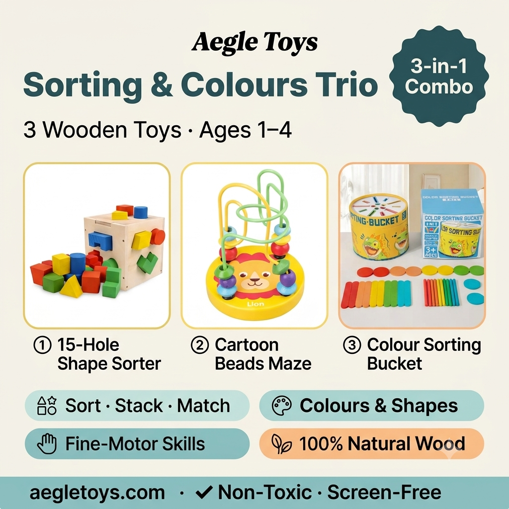 Sorting and Colours Trio (1.5yrs-3 yrs)