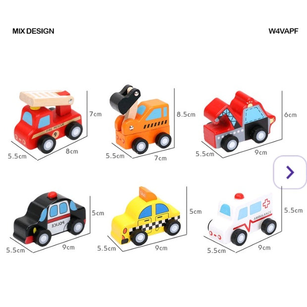Wooden Vehicles Big Single Piece