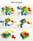 Wooden Intelligence Geometry Assembly Blocks