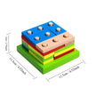 Wooden Intelligence Geometry Assembly Blocks