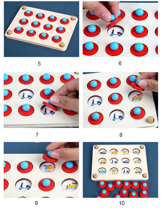 Wooden Memory Game