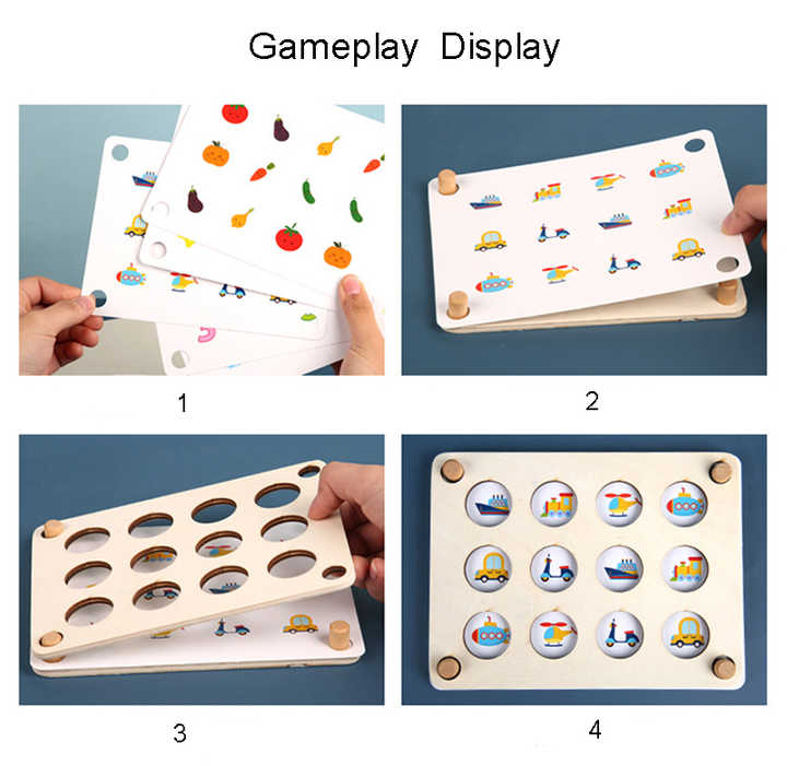 Wooden Memory Game