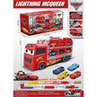 Cars Launching Truck with long Racing Track - 2 cars included
