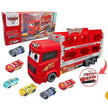 Cars Launching Truck with long Racing Track - 2 cars included