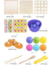 Beaded Memory Game 2 in 1 - Wooden