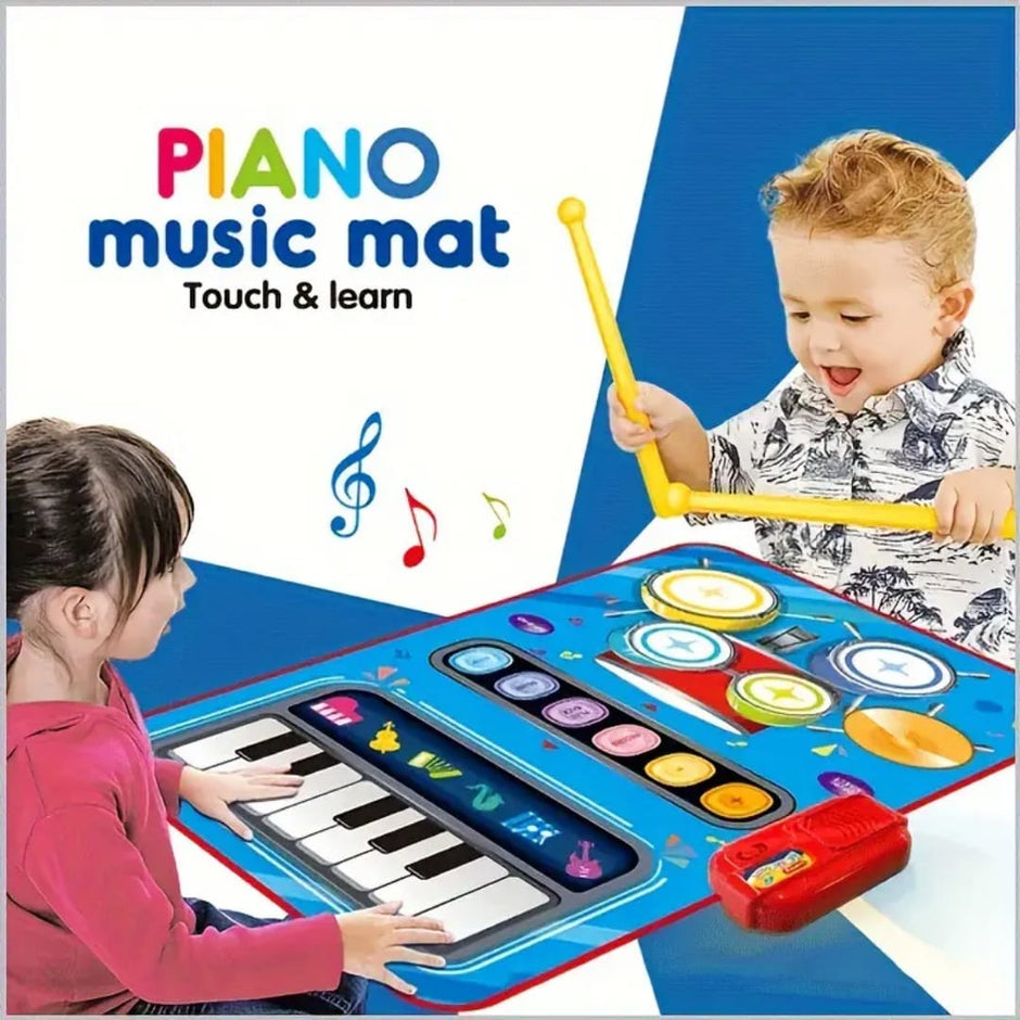 Music Drums and Piano Playmat
