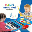 Music Drums and Piano Playmat
