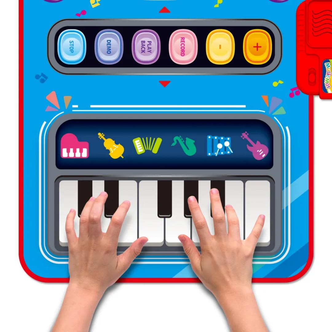 Music Drums and Piano Playmat