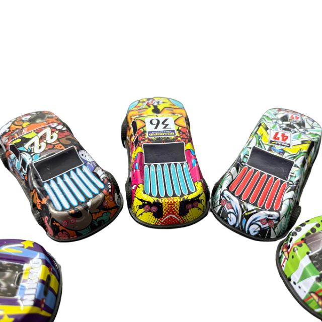 Pullback Mini Cartoon Car - Single Piece