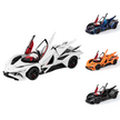Scale 1:24 Asten Martin Pullback Power Die-cast Car with Doors Openable - Horn, Sound and Lights CZ160