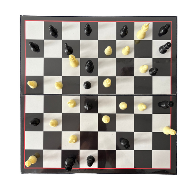 Foldable Magnetic Chess Board Game - Multiplayer Family Game