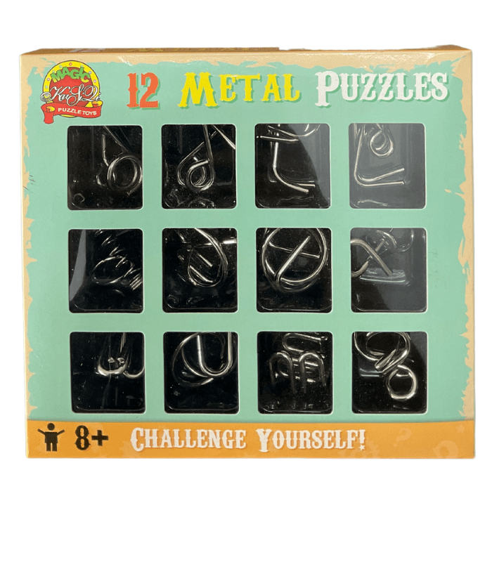 12 Metal Challenge puzzles