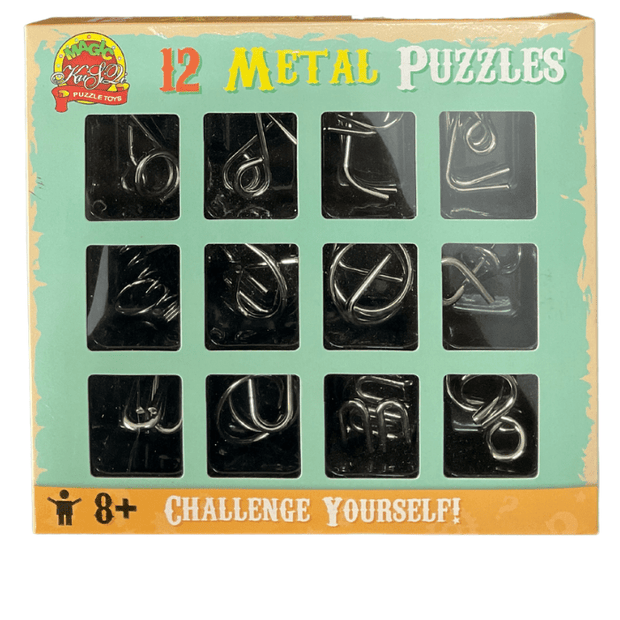 12 Metal Challenge puzzles