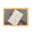Wooden Multipurpose Magnetic and chalk Board with Marker- Large