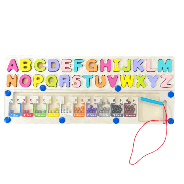 Wooden Multifunctional Numeric Letter with Magnet Game Board