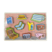 Mini Chunkey Peg Board Themed - Wooden