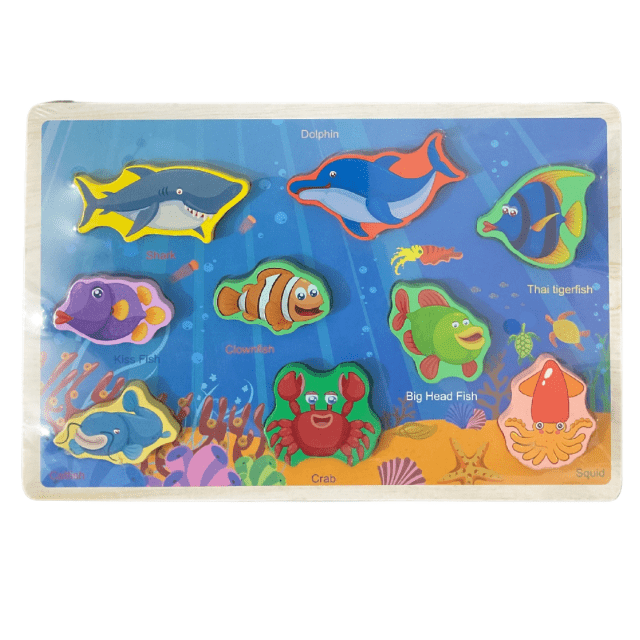 Mini Chunkey Peg Board Themed - Wooden
