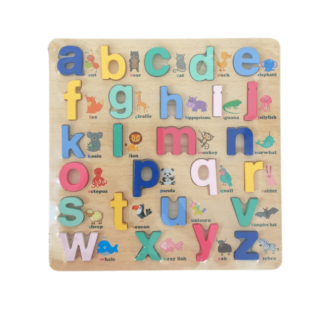 Wooden Alphabets board with Names