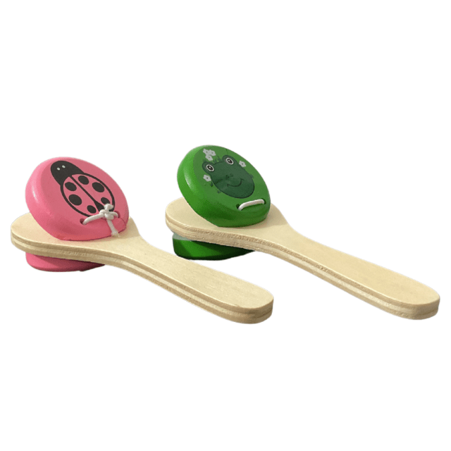 Lollipop Tap Rattle - Wooden