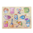2 in 1 Wooden Peg Board with Sketch