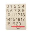 Wooden Numbers And Shapes Tracing board - 2 sided