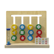 Four Colour 2 Sided Wooden Logical Puzzle Game with Timer