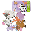Wooden 6 Set Jigsaw Puzzle Tin Box