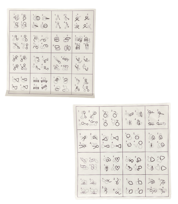 12 Metal Challenge puzzles