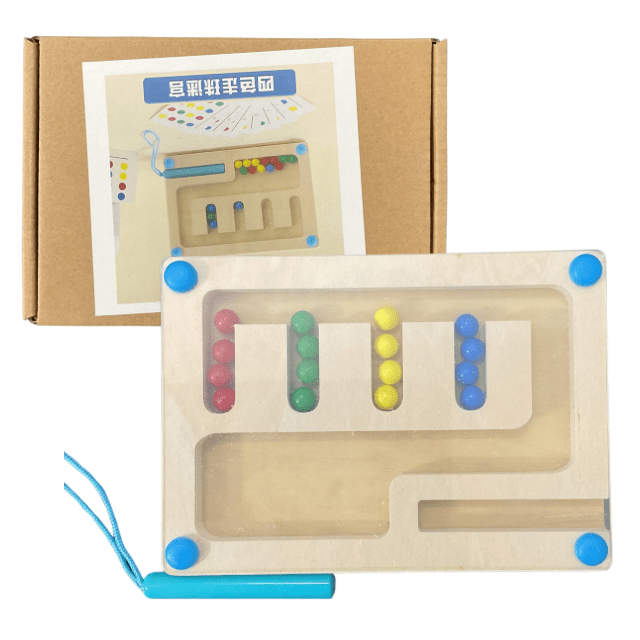 Magnetic 4 Colour sorter - Small - Wooden