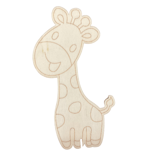 Wood Craft Kit with Paint and Brush