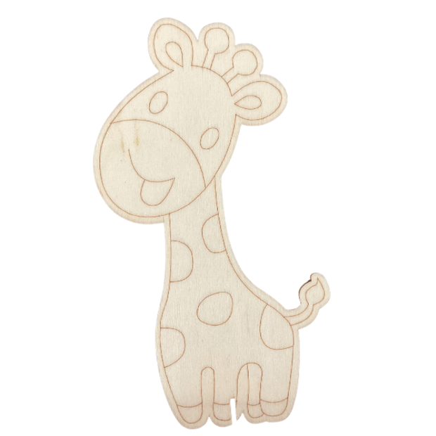 Wood Craft Kit with Paint and Brush