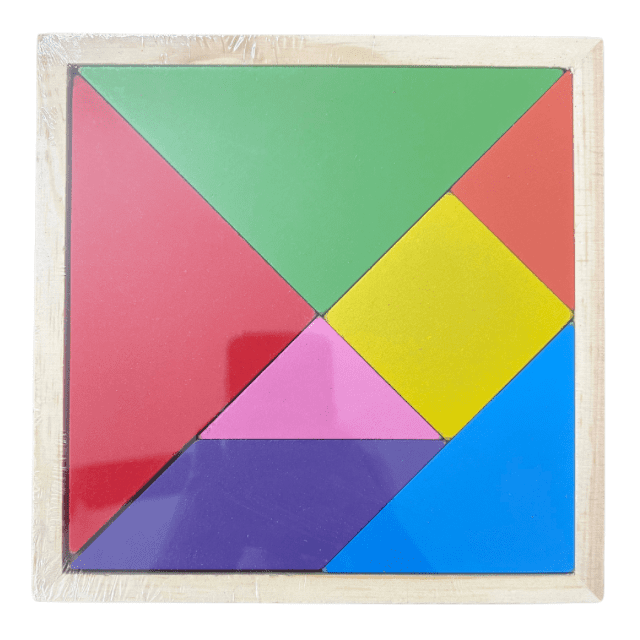Wooden Tangram Puzzle Tile - Jumbo