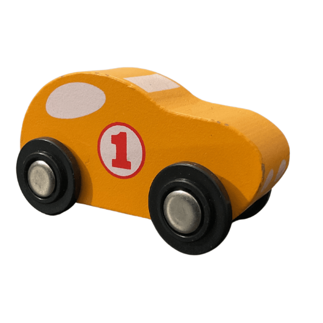 Wooden Mini Number Cars