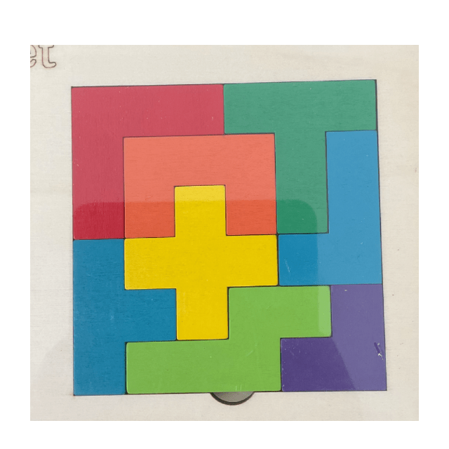 Wooden 6 in 1 Puzzle Tile Set