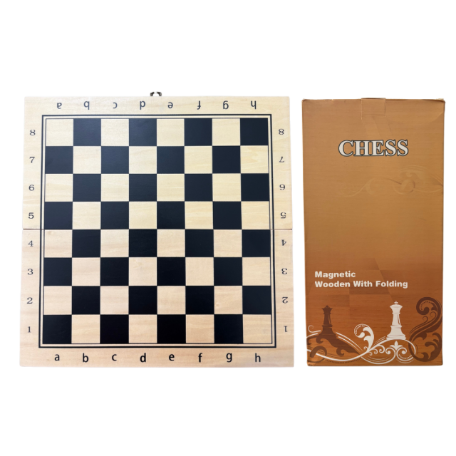Premium Wooden Magnetic Chess Board - Foldable