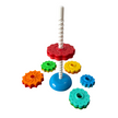 Spinning Rainbow Circle Tower - Medium