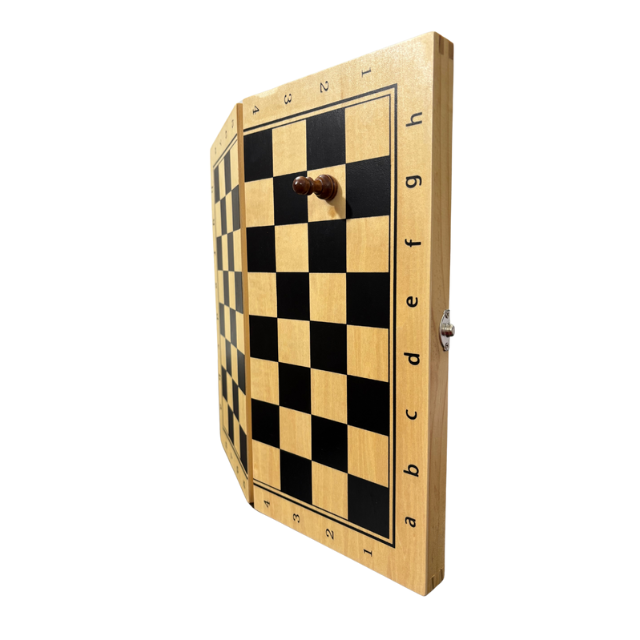 Premium Wooden Magnetic Chess Board - Foldable