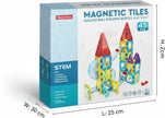 Magnetic Tiles Rolling Ball Building Blocks - 45 Pcs