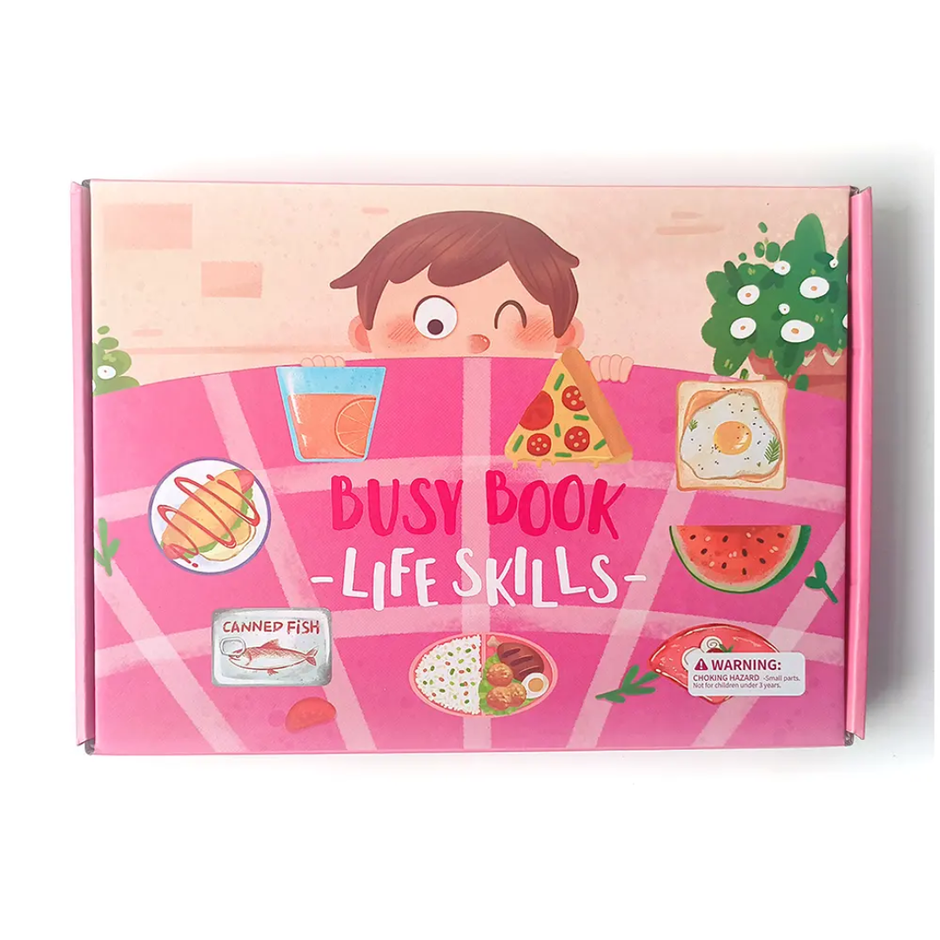 Early Education Busy Book - Velcro Activity