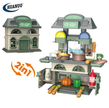 Little Chef Villa - 2 in 1 DIY Playhouse & Kitchen Playset